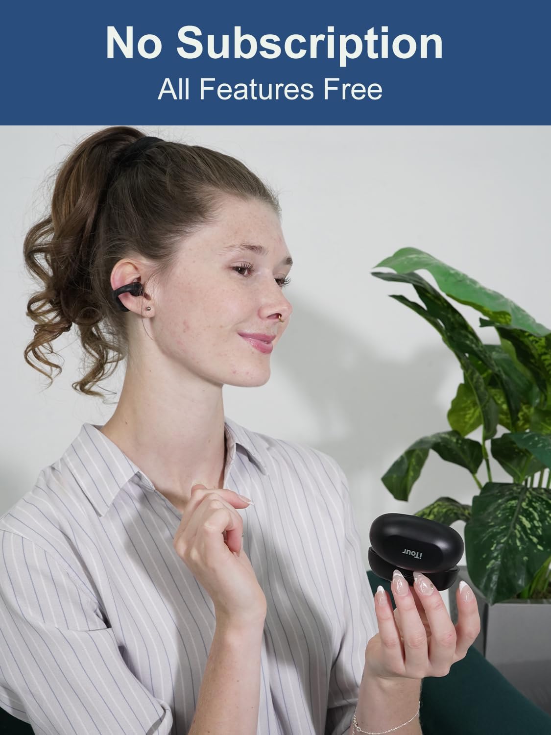 iTour Z50S Pro Max Translation Earbuds, Real Time Two-Way Translator Earbuds 127 Languages, Voice & Video Call Translator Headphones, Online & Offilne Language Translation Device for Travel & Business - Image 9