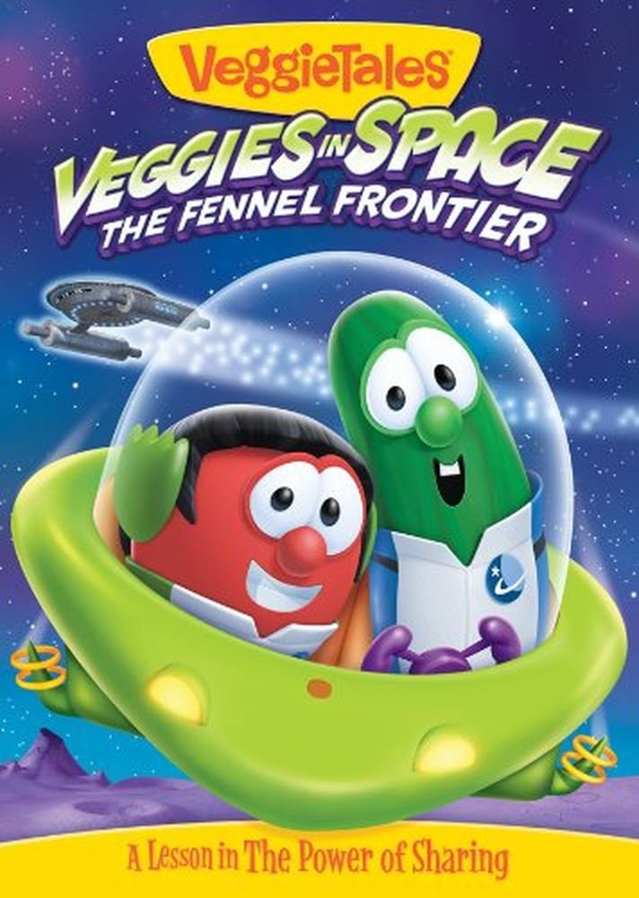 Veggie Tales Veggies in Space DVD Evita Pantallas Dañinas con Animación Sana