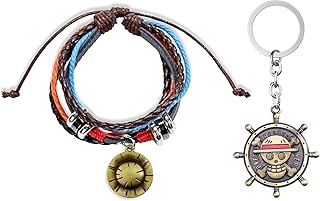 Anime Trafalgar Law Bracelet Trafalgar Law Keychain Luffy Skeleton Straw Jewelry Chopper bracelet for Fans