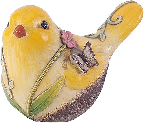 Estatuas de pájaros de resina, figuras de pájaros pintadas a mano, estatua de pájaro, decoración de estantes, escultura de animales divertidos,