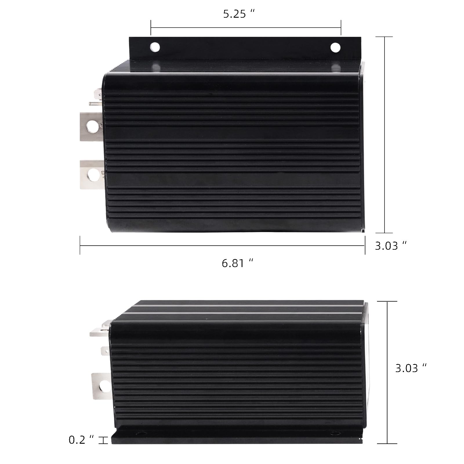 LEAPTREND Motor Speed Controller for 1204, 1204-410, 1204-411, 1204-412, 101840201 Curtis Controller Compatible with 48V 225A 300A 325A 5K-0Î© EZGO Golf Cart Club Car Controller