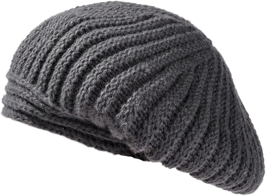 Cap Autumn and Winter Wool Warm Beret Knitted Painter Hat Women's All-Match