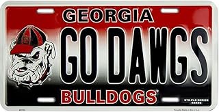 Signs 4 Fun Parody License Plate | Georgia Bulldogs | 12” x 6” Decorative License Plate | Decoration Plate for Vehicle/Wall | Man Cave Decorations | Made in The USA