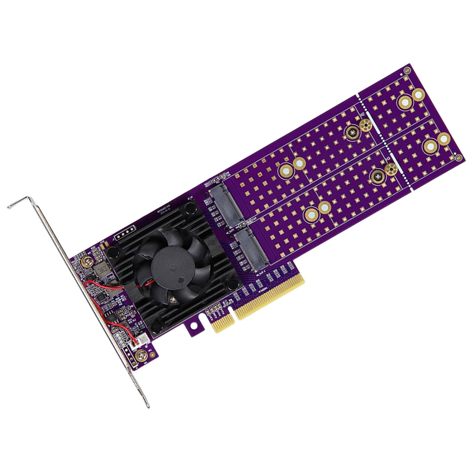 ASM2824 Carte d'extension 2 baies avec ventilateur de