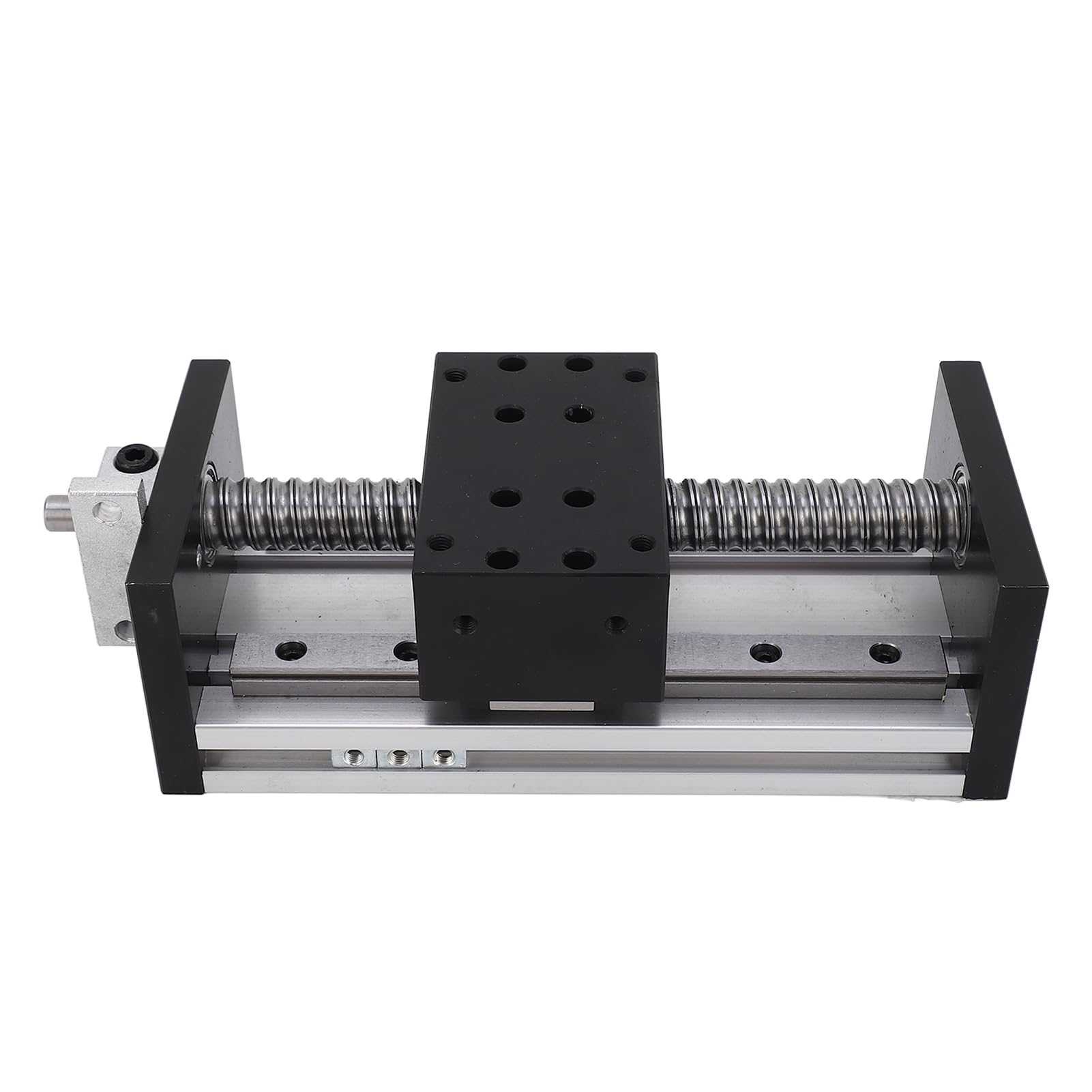 Attuatore Lineare Guida Motore con Manovella, 100mm Corsa X Y Z Asse CNC Stadio Lineare Alluminio Lega per Frese Torni Smerigliatrici Industriali