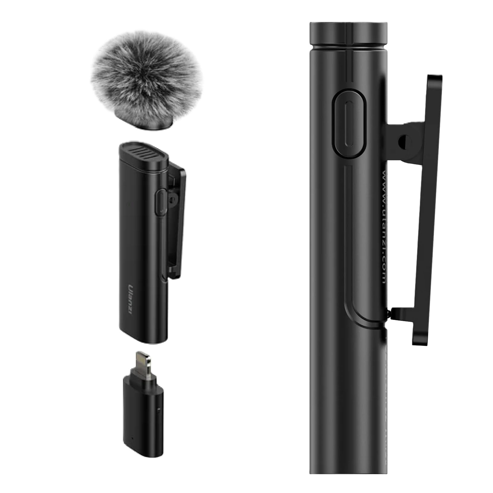 Amazon.co.jp: Ulanzi WM-10 ワイヤレスクリップオンマイクロホン