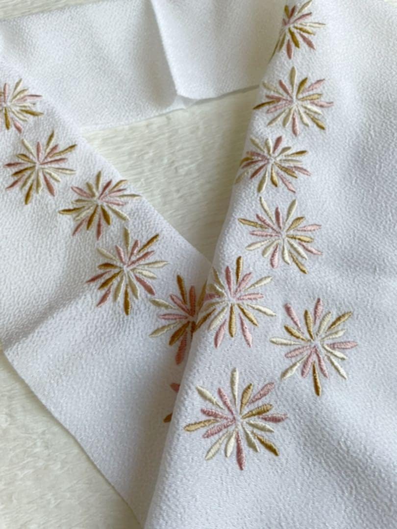 刺繍半襟 ひめ吉 水中花.065hm