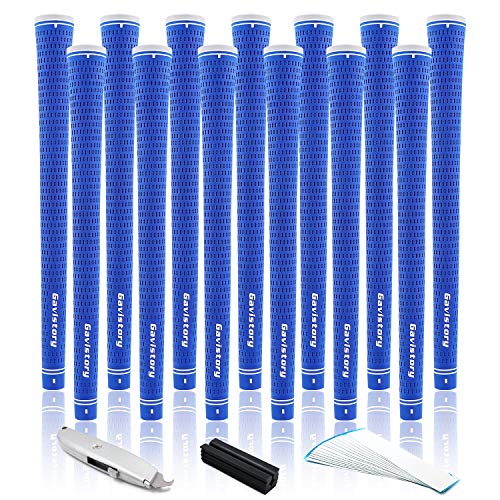 Gavistory Classic Crossline Golf Grips Set of 13，4 Kind