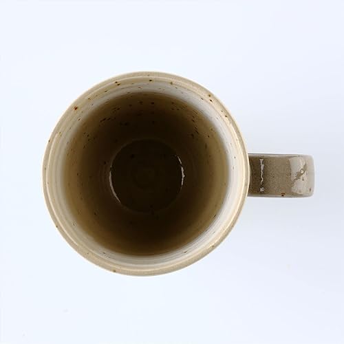 Miniatura 6 de Juego de 2 tazas de café japonesas de cerámica Mino Yaki (Ware), diseño de gato de poema japonés, color gris, 8.8 onzas líquidas, tazas de té hechas