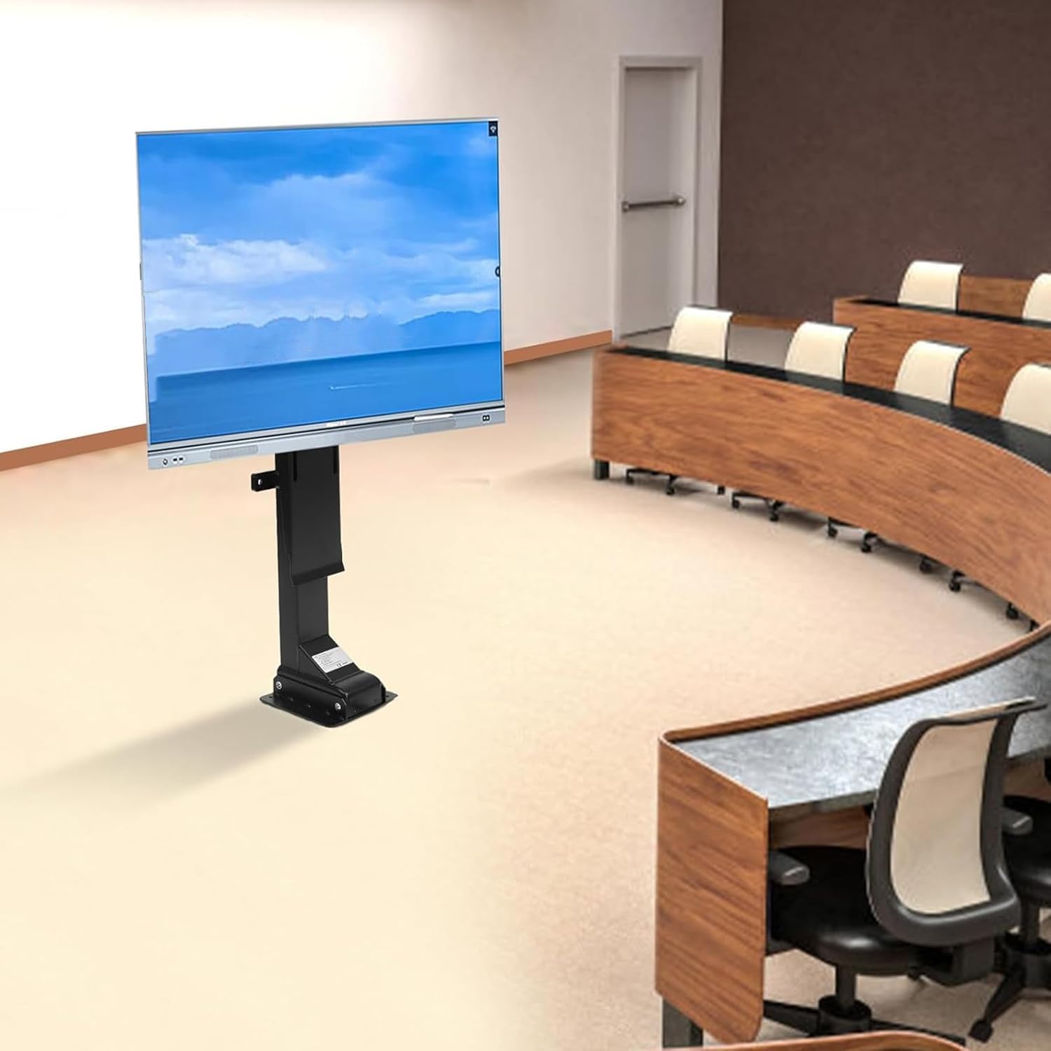Soporte Techo TV Motorizado para Pantalla de 32 a 70 Pulgadas, Smart Ajustable Con Control Remoto, MAX VESA 600x400mm, Soporta 60kg