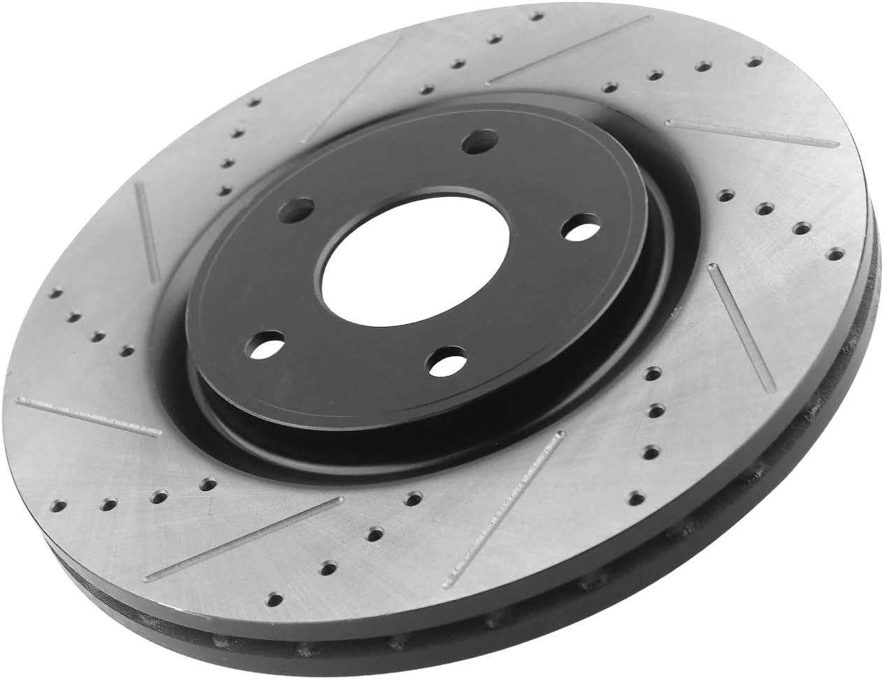 Front Brake Rotors and Ceramic Brake Pads Kit for 2012-2020 Dodge Grand Caravan/Journey, 2012-2016 Chrysler Town & Country/Voyager, 2017-2021 Pacifica, 2012-2015 Ram C/V