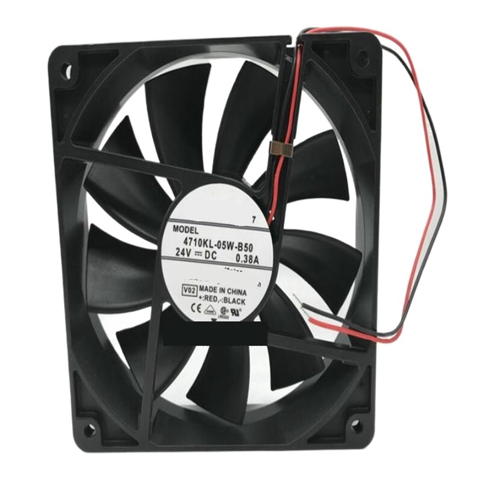 YMUGUEGH 4710kl-05w-b50 12025 24v 0.38a 12cm two-wire cooling fan