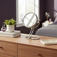 Vista 7 de JERDON Espejo de aumento compacto - Espejo de viaje plegable de 3 pulgadas con aumento de 15X y 1X - Modelo MC315N