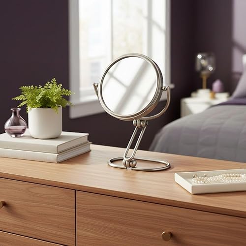 Miniatura 7 de JERDON Espejo de aumento compacto - Espejo de viaje plegable de 3 pulgadas con aumento de 15X y 1X - Modelo MC315N