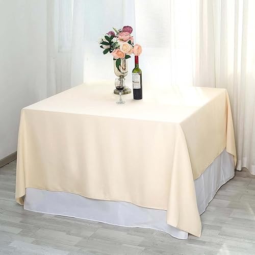 Miniatura 214 de Efavormart - Mantel redondo de poliéster de 90 pulgadas para cocina, comedor, catering, boda, fiesta de cumpleaños