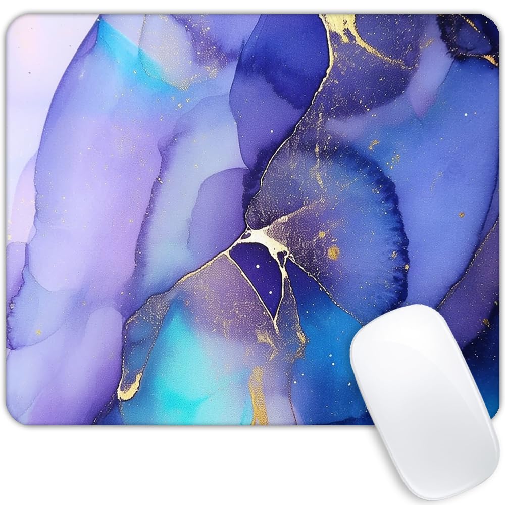 Blue Purple Marble Mouse pad Customized Mousepad Non-Slip Rubber Base Mouse Pads for Computers Laptop Office Desk Accessories Mouse pad