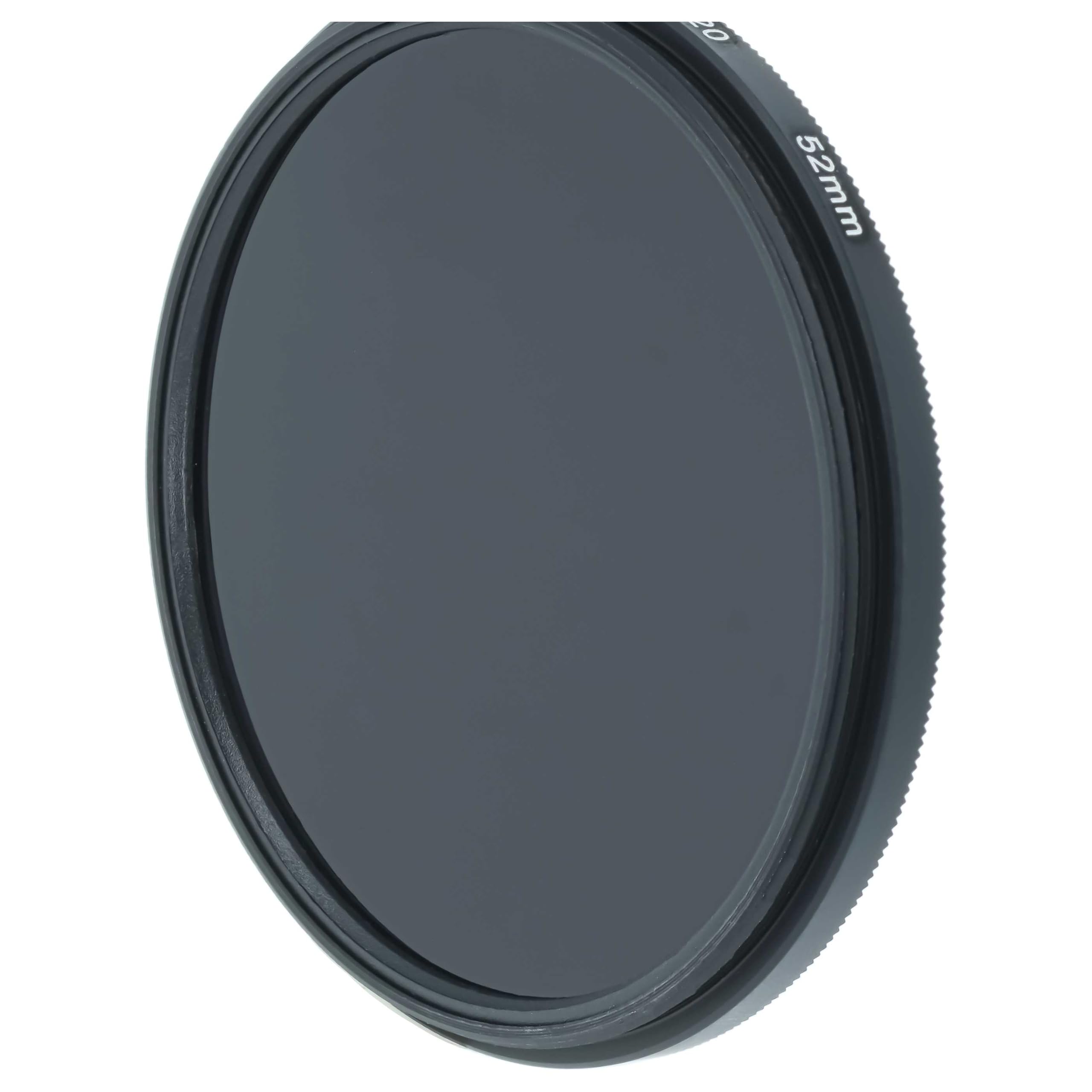 vhbw Universal Infrarot Filter 720nm für kompatibel mit Kamera Objektiven mit 52mm Filtergewinde - Zirkularer IR-Filter, Schwarz