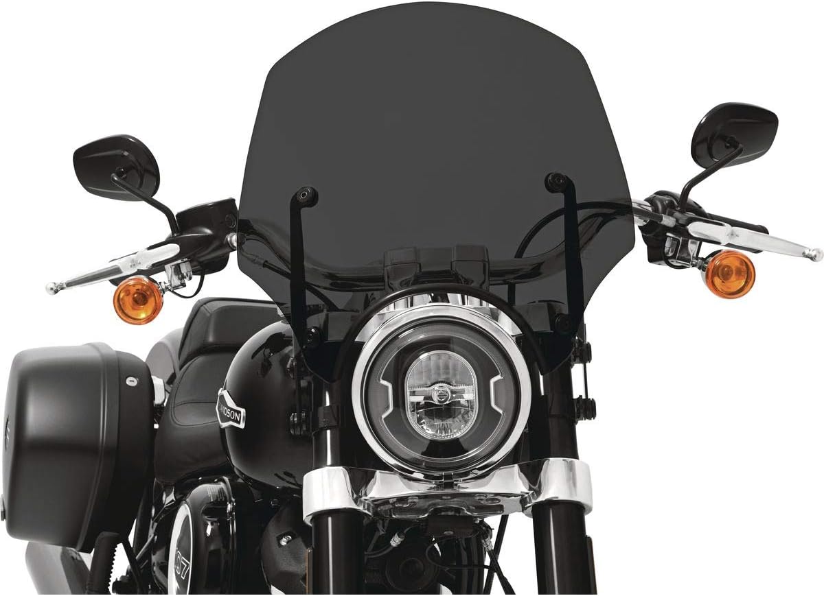 Memphis Shades El Paso Windshield (Dark Black Smoke) 15" Height, 7" Headlight