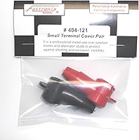 Vista 5 de Fastronix - Cubiertas de terminales de pernos de 5/16 pulgadas, color rojo y negro