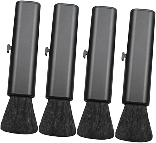 UKCOCO 4 unids retráctil pequeño cepillo de limpieza pequeño cepillo de teclado teclado plumero cuaderno electrónico pequeño para limpiar ordenador