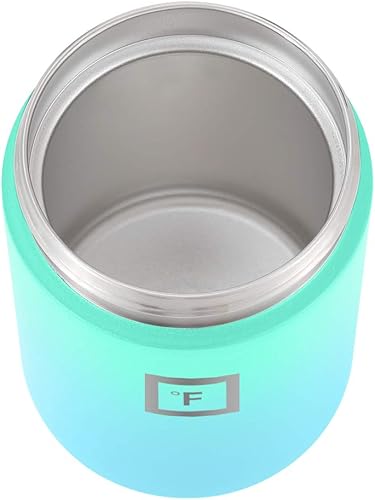 Miniatura 5 de IRON FLASK - Tarro de comida para alimentos calientes y sopa  13.5 oz Tarro de comida aislado con cuchara plegable  A prueba de fugas, de acero