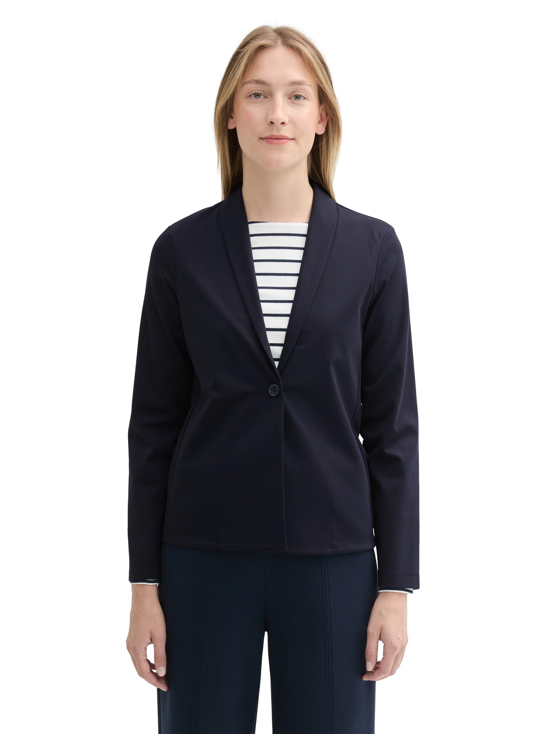 TOM TAILOR Women's Blazer, 10668 - Sky Captain Blue, 22