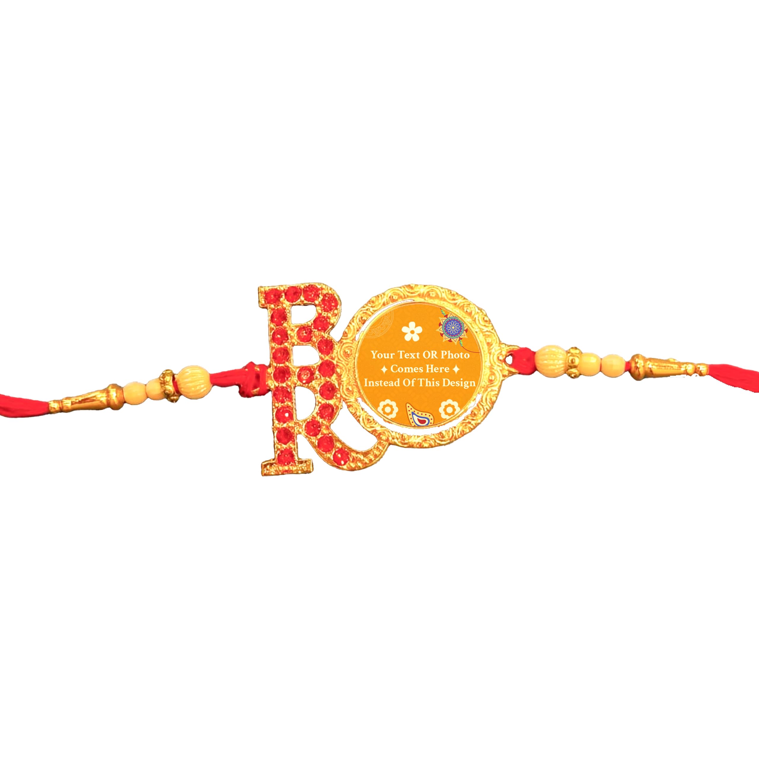 TrendLane Personalized Premium BRO Metal HD Printed Rakhi – Custom Photo & Name Raksha Bandhan Rakhi-image-17