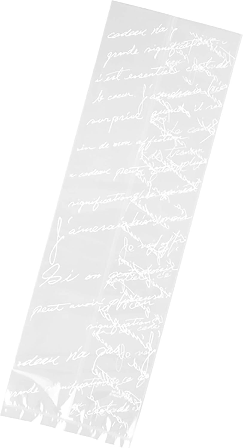 Heads NF-PA French IPP Bread Bags, 1 Loaf (100 Pieces), Transparent, W 4.9 x H 15.4 x D 4.7 inches (125 x 390 x 120 mm), Set of 100