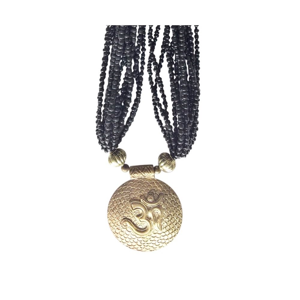 MirabellaMirabella OM 'Spiritual Awakening' Pendant Chakra Necklace For Spiritual Yoga Meditation Reiki Religious Hindu Diwali Jewellery Sent In BellaMira Retail Gift Bpx