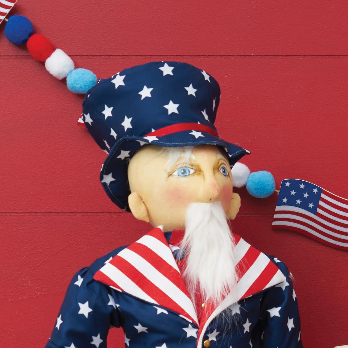 Amazon.com: GALLERIE II Uncle Sammy Folk Art Doll Collectible Joe