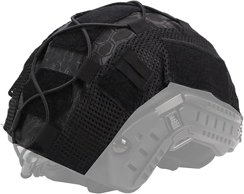 Booiu Tactical Helmet Cover,Fast Helmet Cover - Enhanced Protection and Camouflage for Fast Helmets in Size ML