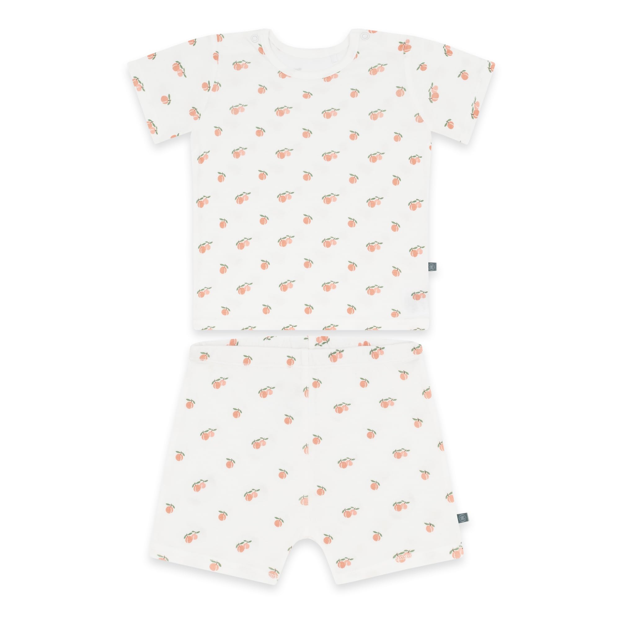 emma & noah Baby Schlafanzug, Weicher & Atmungsaktiver Schlafanzug für Neugeborene, Oeko-TEX Zertifiziert, Zweiteiliger Pyjama für den Sommer