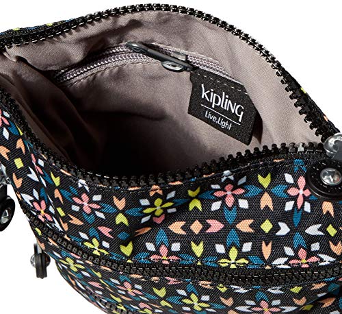 Image of Kipling Women's Abanu Medium Crossbody Bag, Lightweight, Adjustable Nylon Waist Pack with Multi-Compartment Zip Pockets