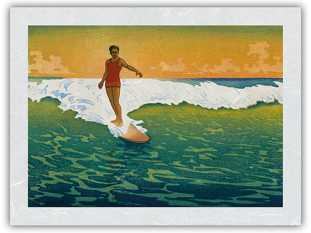 Amazon.co.jp: The Duke Kahanamoku Surfing, Hawaii 1918