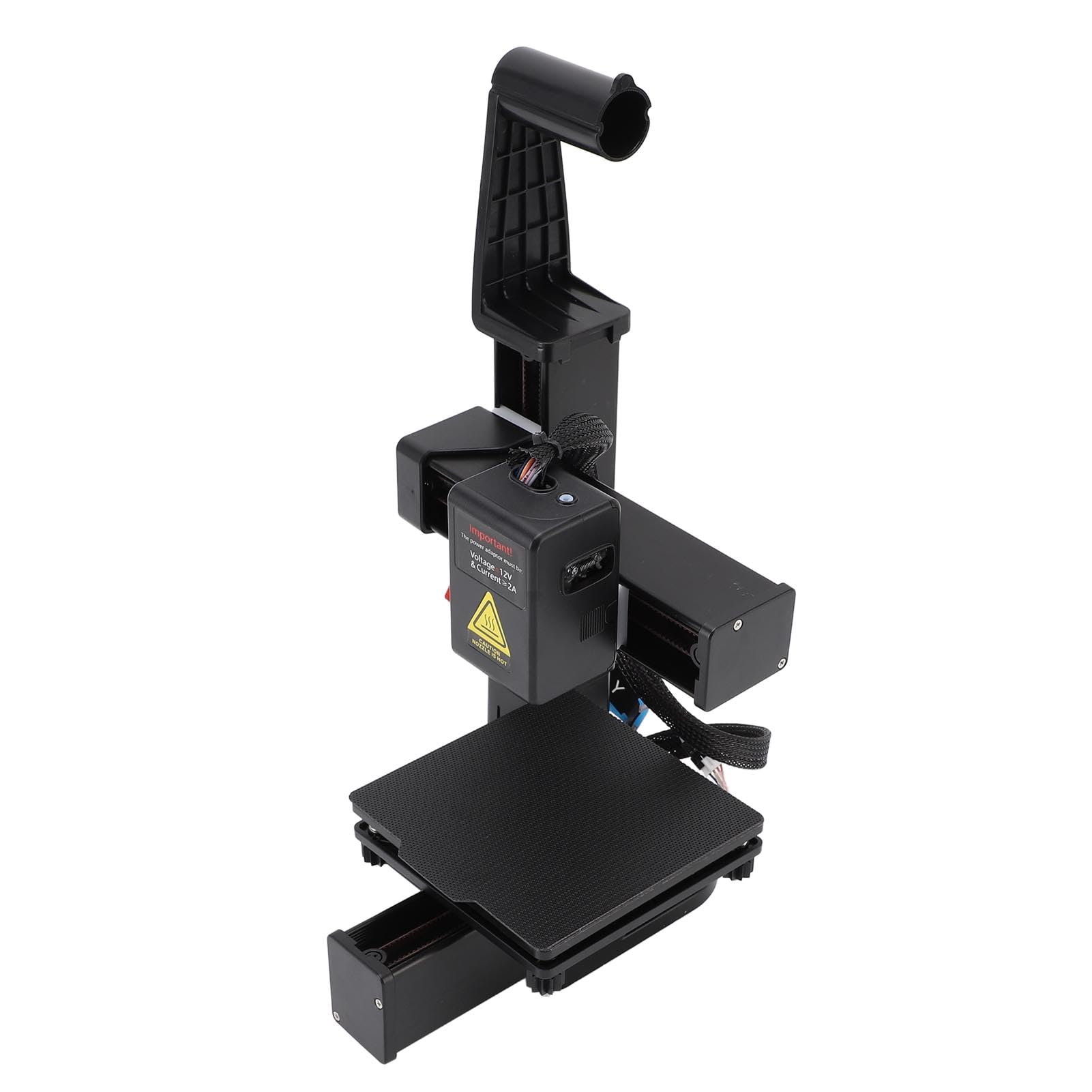 Domary Piccola Stampante 3D 40mm/s 100x100x100mm Dimensioni di Stampa Facile Stampa con un Ideale per Principianti (Nera)