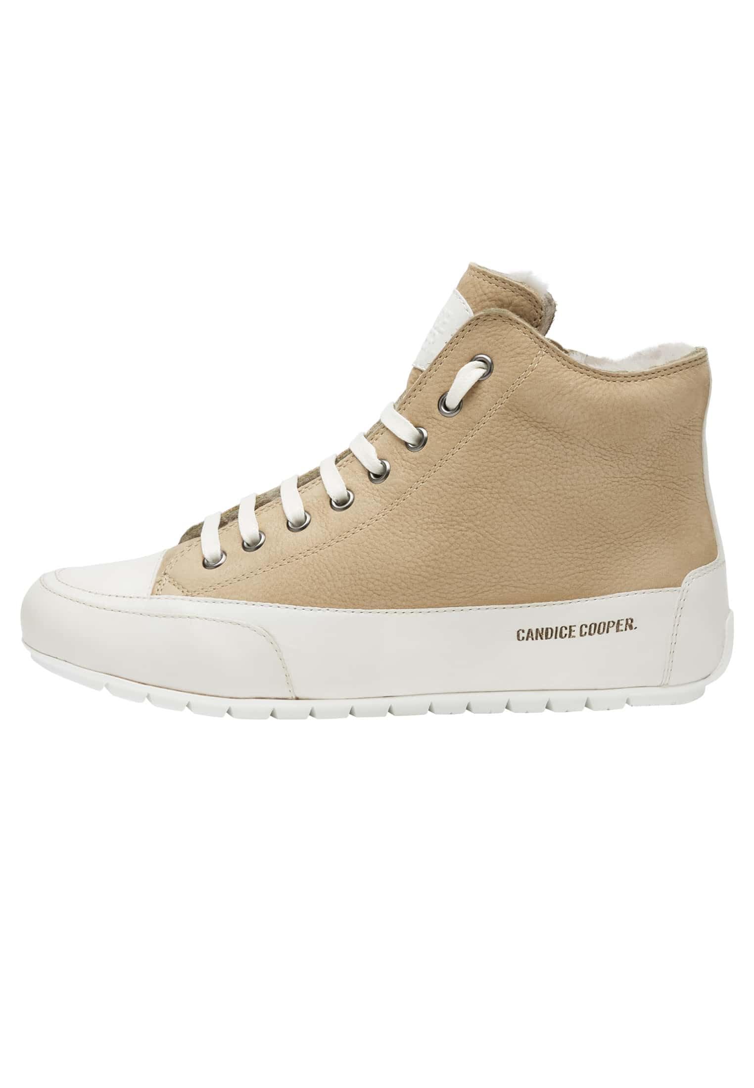 Candice Cooper Plus Fur, Men's Sneakers, Cream/Mink, 43 EU
