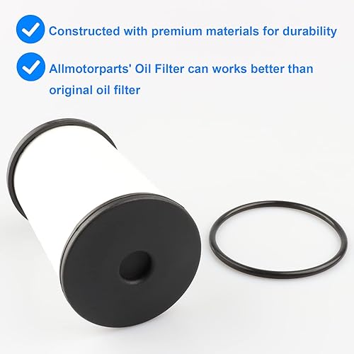 Miniatura 4 de Filtro de aceite, repuesto 044-0362, 02E305051C compatible con transmisión VW Audi DSG - 2006-2018 A3, 2004-2018 TT Beetle, 2009-2017 CC Passat,