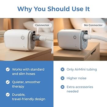 AirMini CPAPマスク用ホース　2つ AirMini CPAPマスク用ホース 2つ