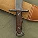 Windlass US Model 1917 Bolo Knife – Heavy Duty High Carbon Steel Full Tang Blade with Wood Grip & Type 1 Scabbard