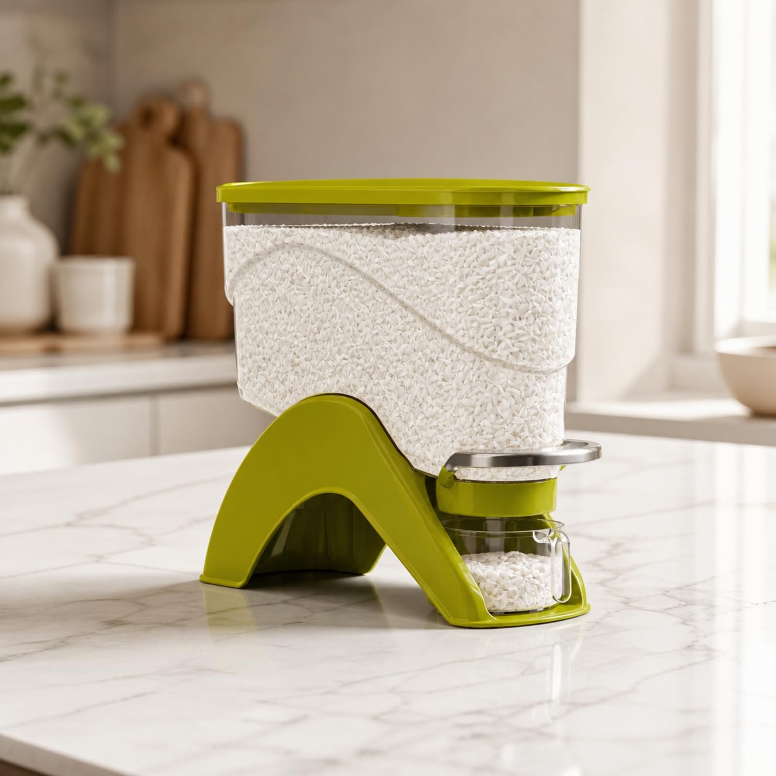 Contenitore per Cereali Antitarme, Verde, Grande