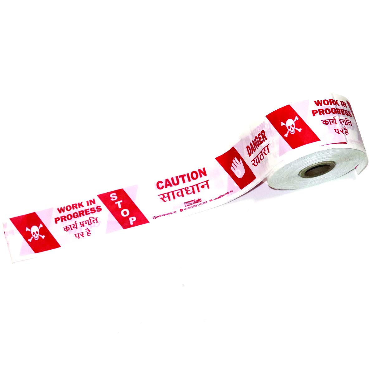 Being Safe - Warning Tape (Red & White) With Name Of Cautions (3inch X 225 mtr) (B08M3NBFV5) Amazon Price History, Amazon Price Tracker