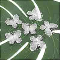 Amazon.com: ECYC Ltd 20 Pcs Organza Butterflies Craft Fabric