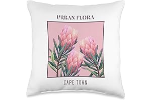 Urban Flora Collection: Cape Town Throw Pillow