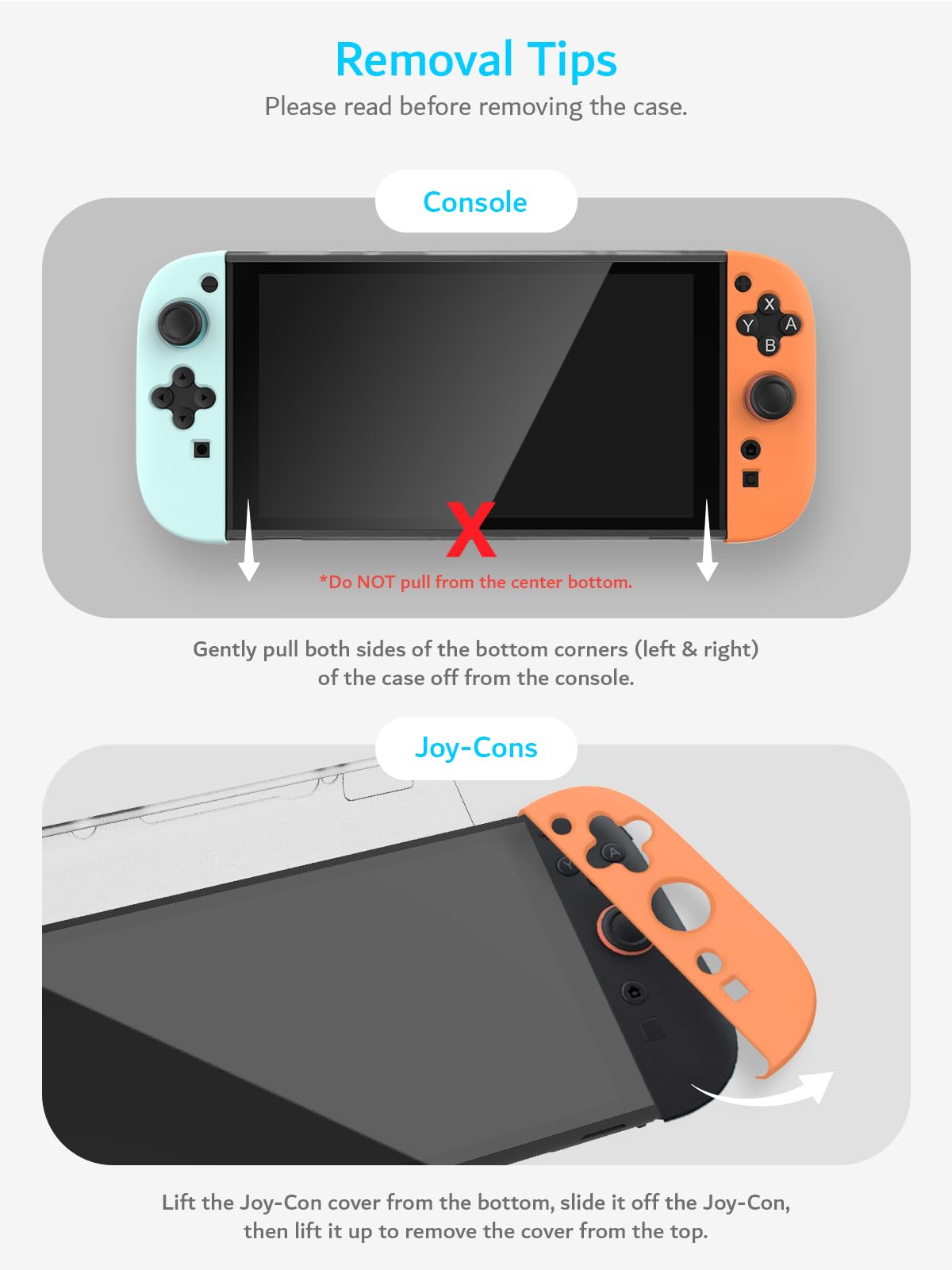 TUDIA Custodia a Scatto Compatibile con Nintendo Switch 2 (2025) [Accesso al Supporto] Cover Sottile e Antigraffio per Impugnatura Ergonomica in TPU Antiurto (Rosso/Blu, Retro Nero)