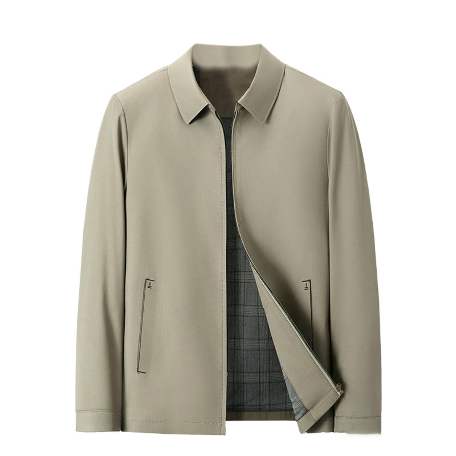 Chaqueta de solapa sin plancha americana de hombre cómoda para viaje 7