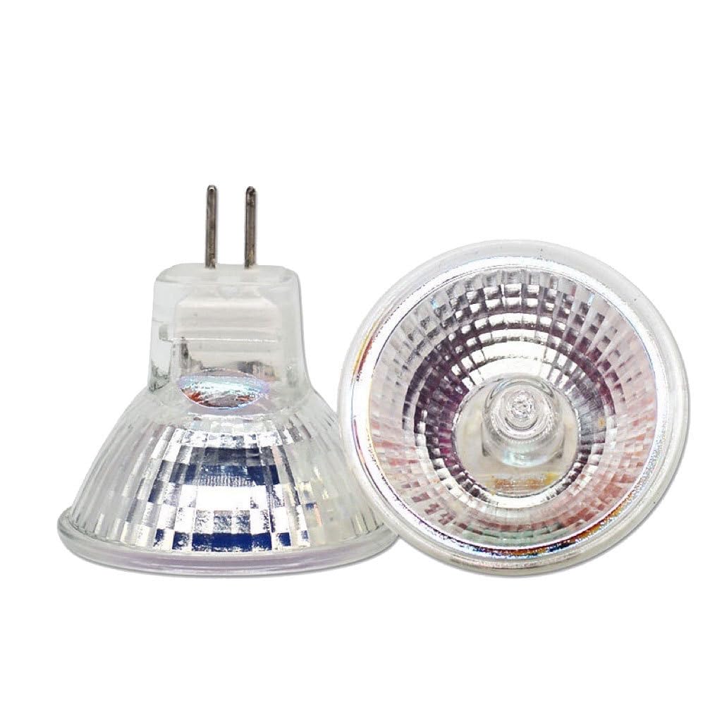 MR11 Halogenlampe,2700K Warmweiß,hoher Farbwiedergabeindex(CRI)95+ für naturgetreue Farbwiedergabe,dimmbar und flimmerfrei,für Kunstausstellungen, Schränke und Akzentbeleuchtung (10 Stück/6V 20W)