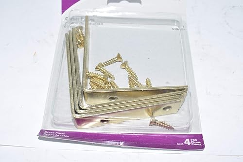 Miniatura 3 de NATIONAL MFGSPECTRUM BRANDS HHI N190-850 - Hierro esquinero, 3 "x 34", acabado de latón brillante