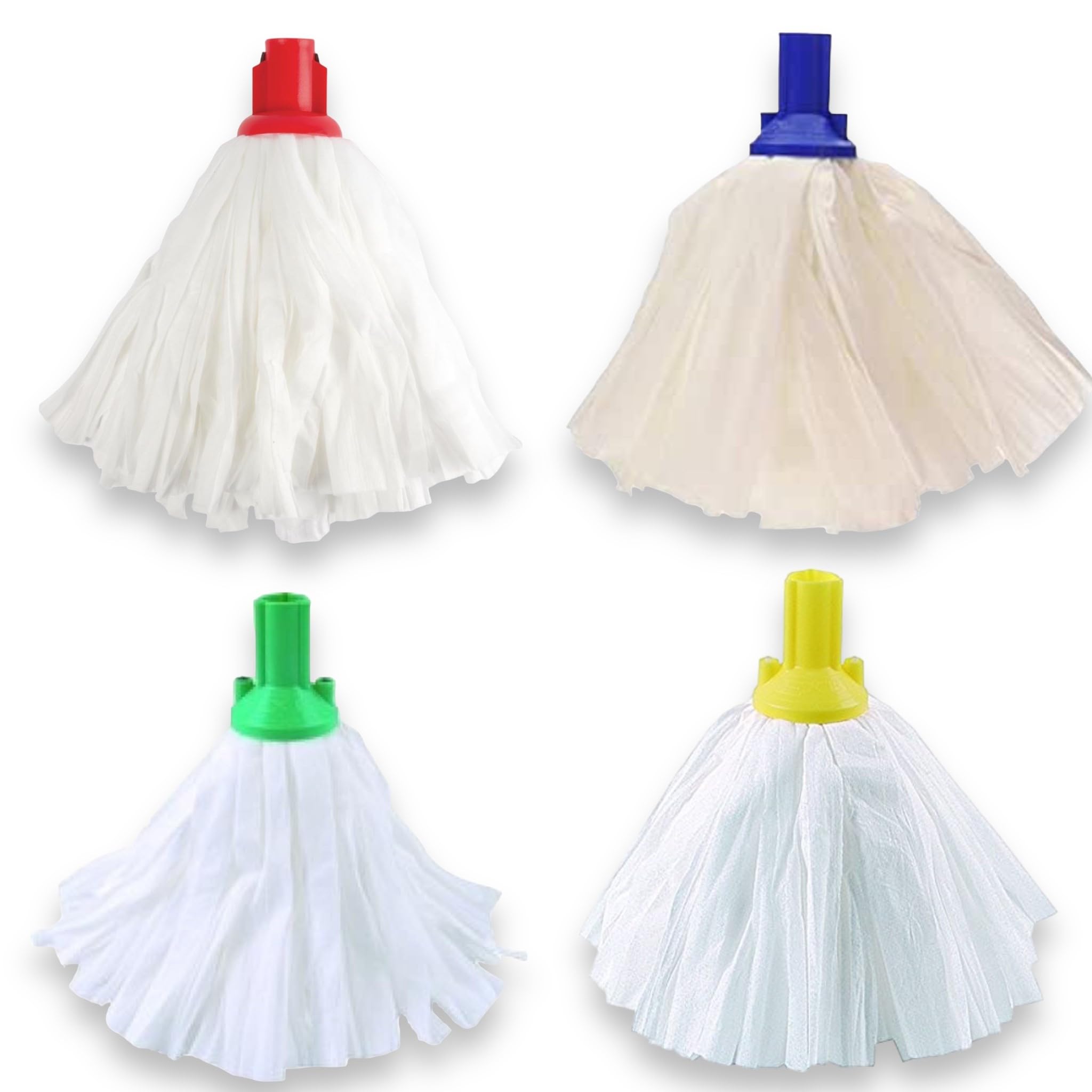 Aardvark Janitorial Supplies Exel Standard Big Mop, One of Each Colour, psgn1210p