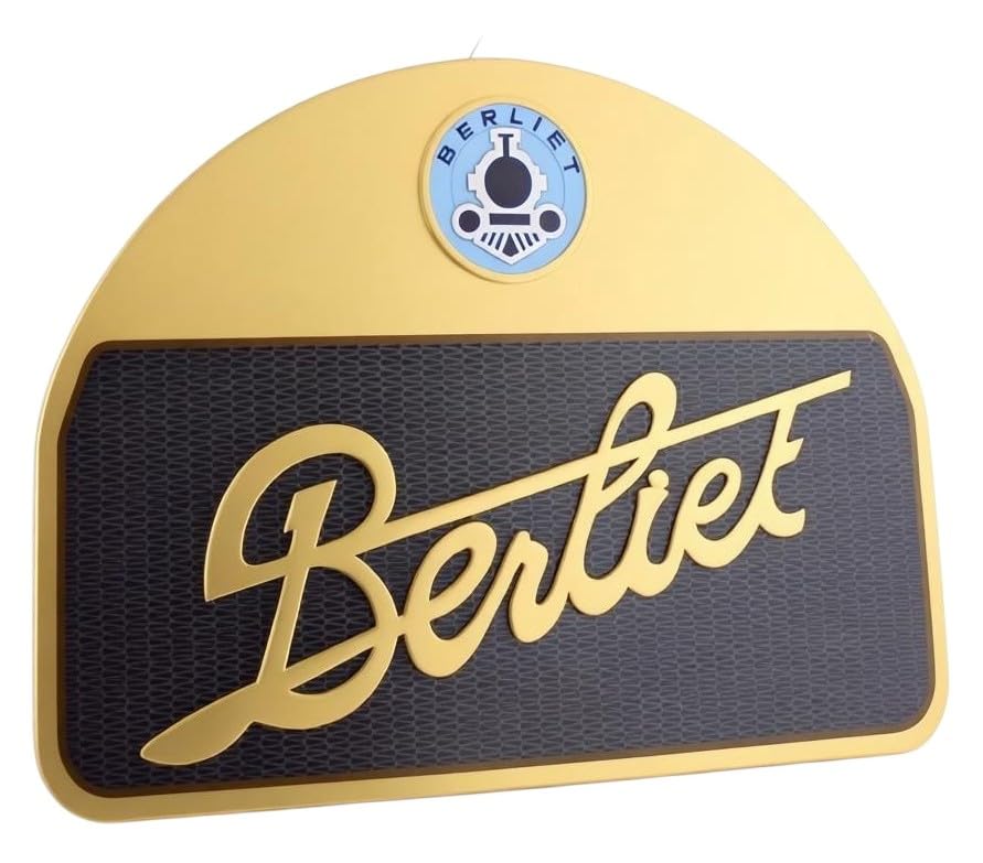 OPO 10 - Berliet Plaque publicitaire décorative en métal 28x21cm