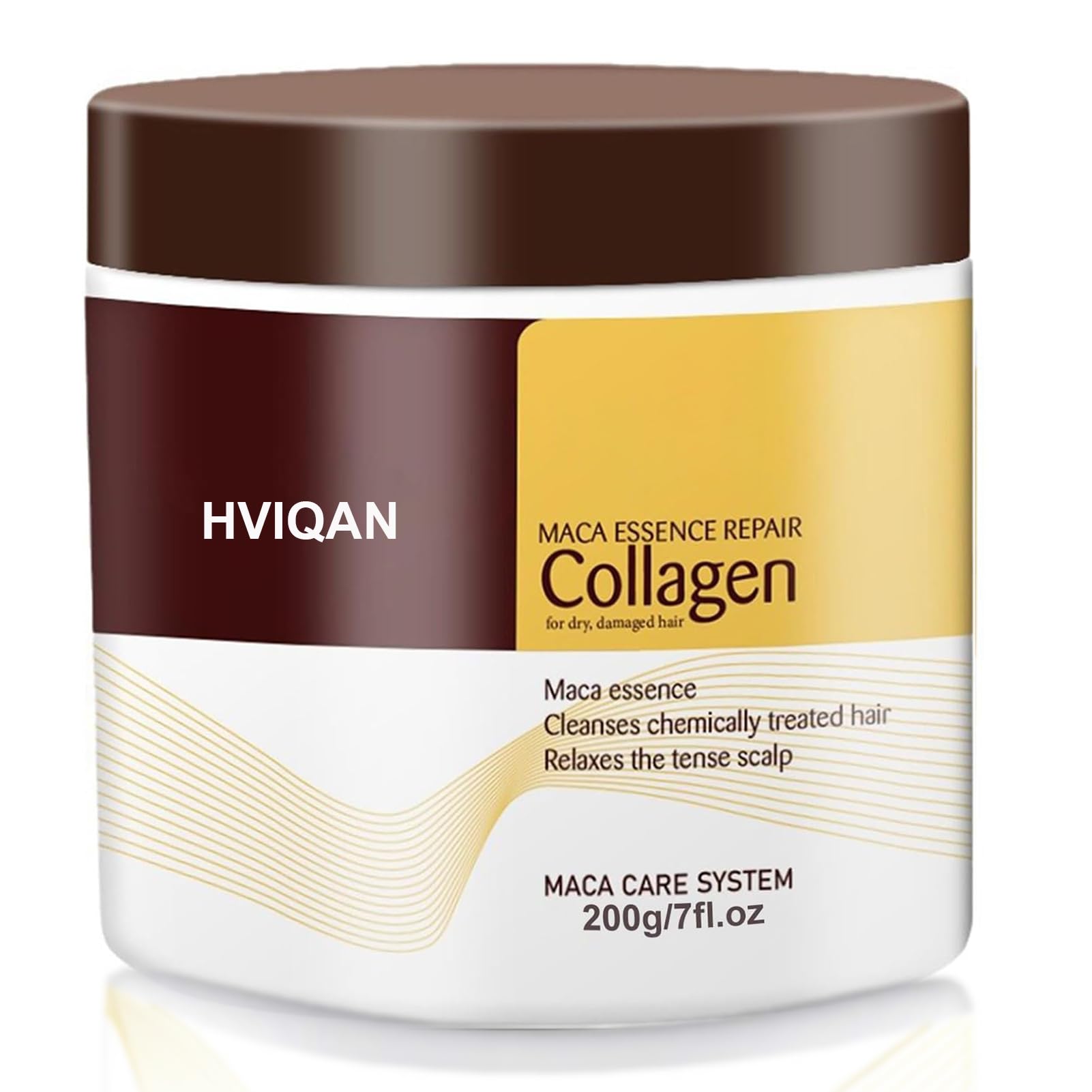 Collagen Hair Treatment Mask - Conditioning Argan Oil Essence for Dry Damaged Hair (200 Grams)